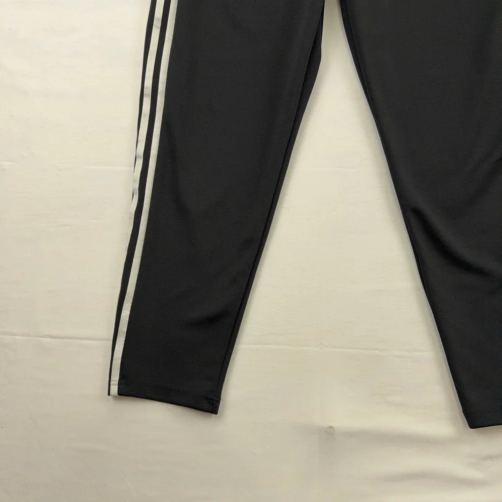 Adidas Track Pants 3 Stripe Athletic‎ Joggers Training Medium Black White